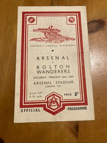 1948 1949 arsenal v - arsenal,