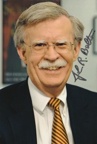 John bolton handsigniertes 6x4 - handsigniertes,