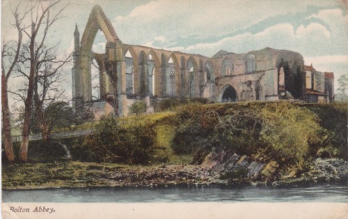 Blick vom fluss wharfe bolton - vom,