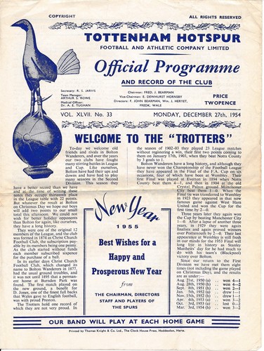 Tottenham bolton wanderers - tottenham, v