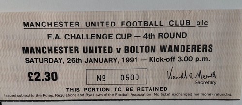 Ticket stub manchester - stub,