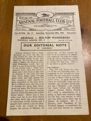 1946 1947 arsenal v - 1946,