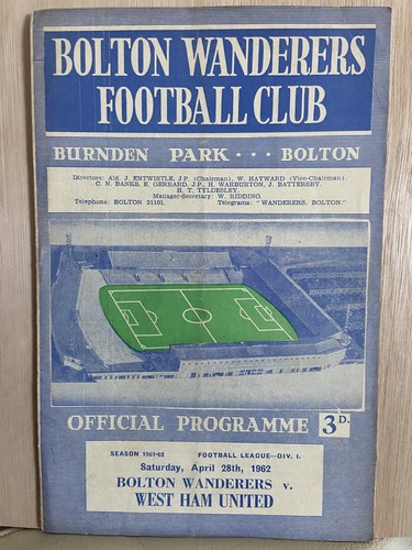 Bolton wanderers west ham - west,