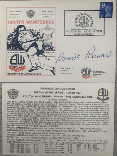 Bolton wanderers 1973 division - bolton,
